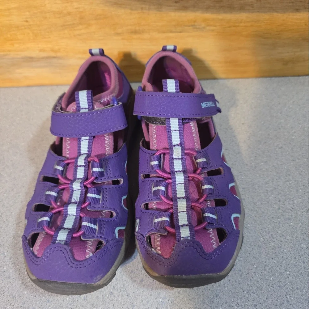 Merrell Hydro Hiker Purple Pink Kids Water Sandals MK163683 Size 1m